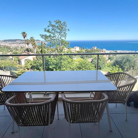 Panoramic Sea View Appartment Blue Pearl Nizza Esterno foto