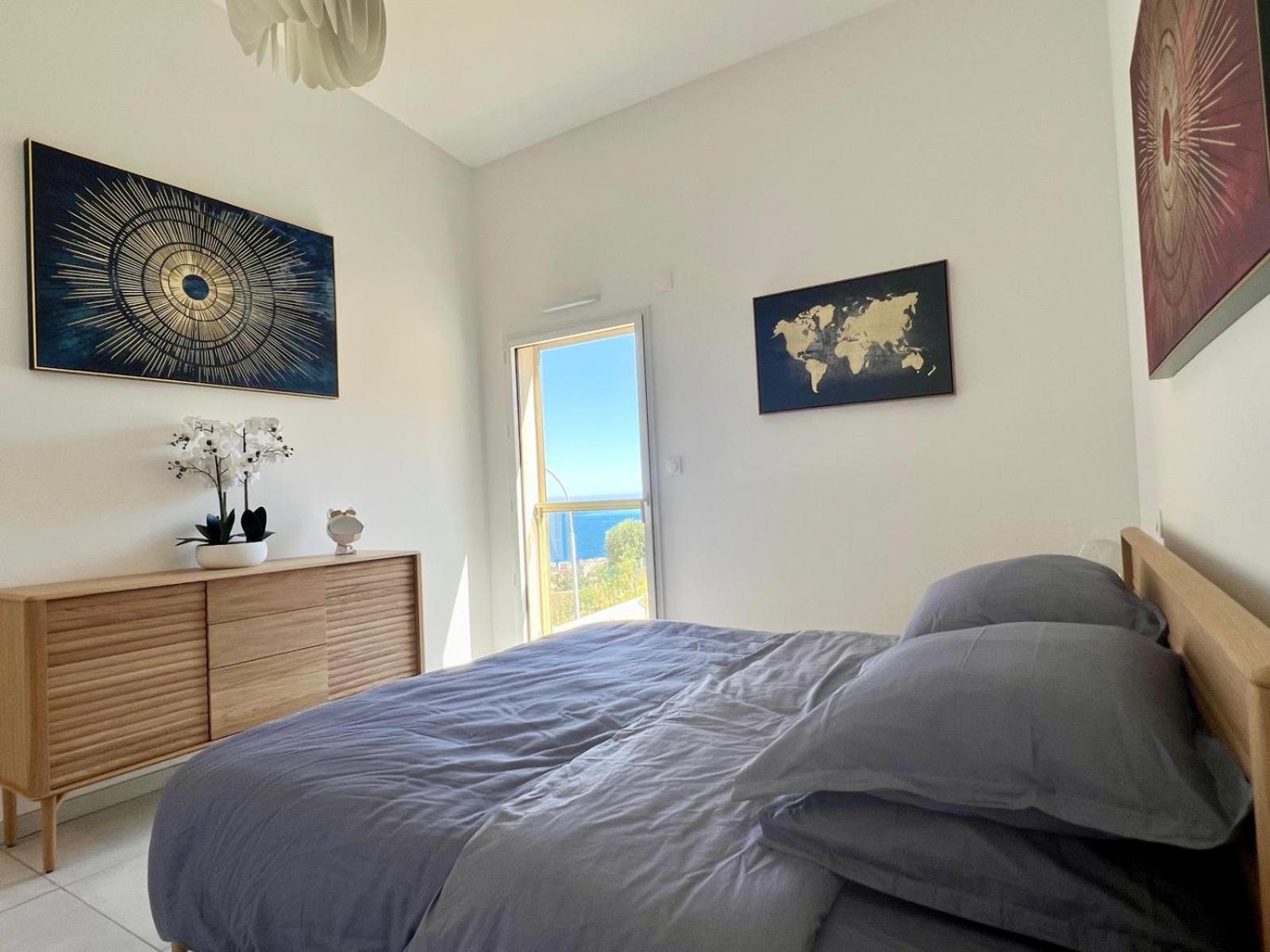 Panoramic Sea View Appartment Blue Pearl Nizza Esterno foto