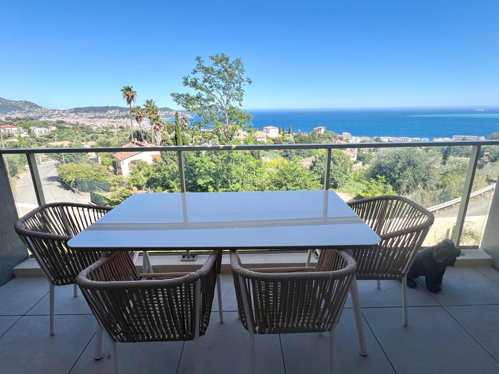 Panoramic Sea View Appartment Blue Pearl Nizza Esterno foto