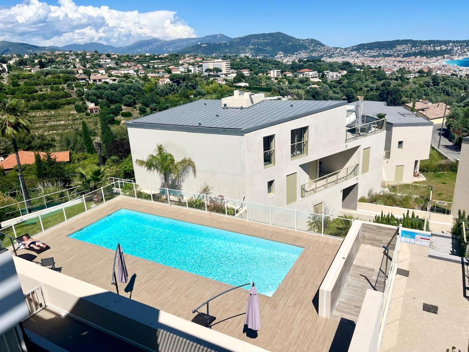 Panoramic Sea View Appartment Blue Pearl Nizza Esterno foto